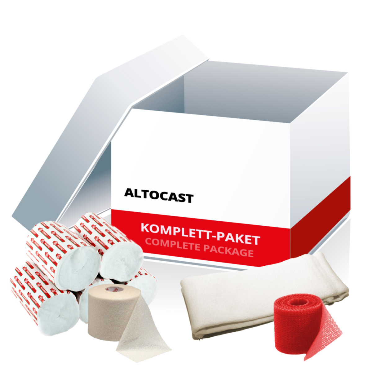 Komplettpaket A3 (ALTOCAST, Frotteeschlauch, NOBAPAD)