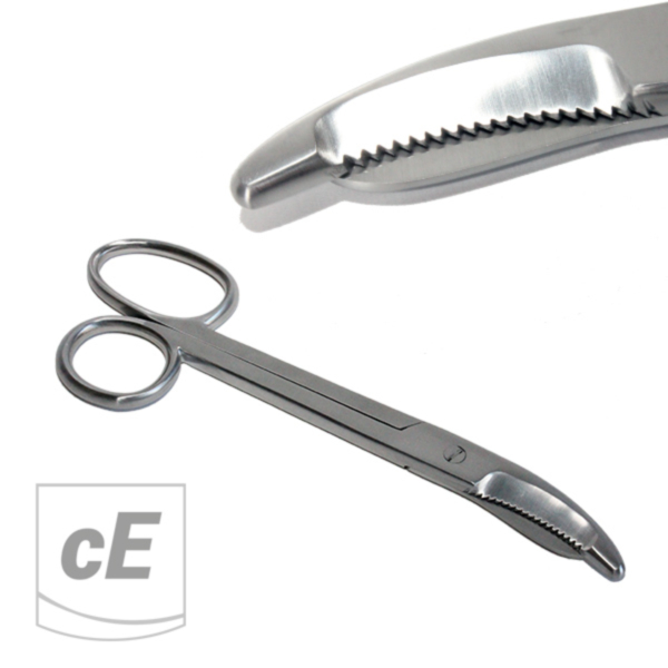 Gips-/Verbandschere BRUNS (gezahnt)