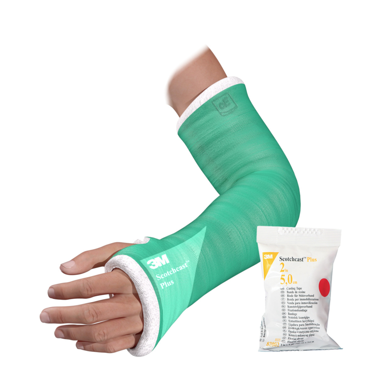 Scotchcast Plus Set Oberarm Frottee