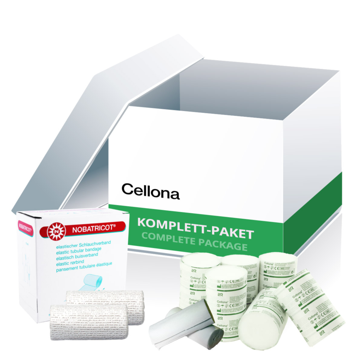 Komplettpaket C2 (Cellona, NOBATRICOT, Cellona Synthetikwatte)
