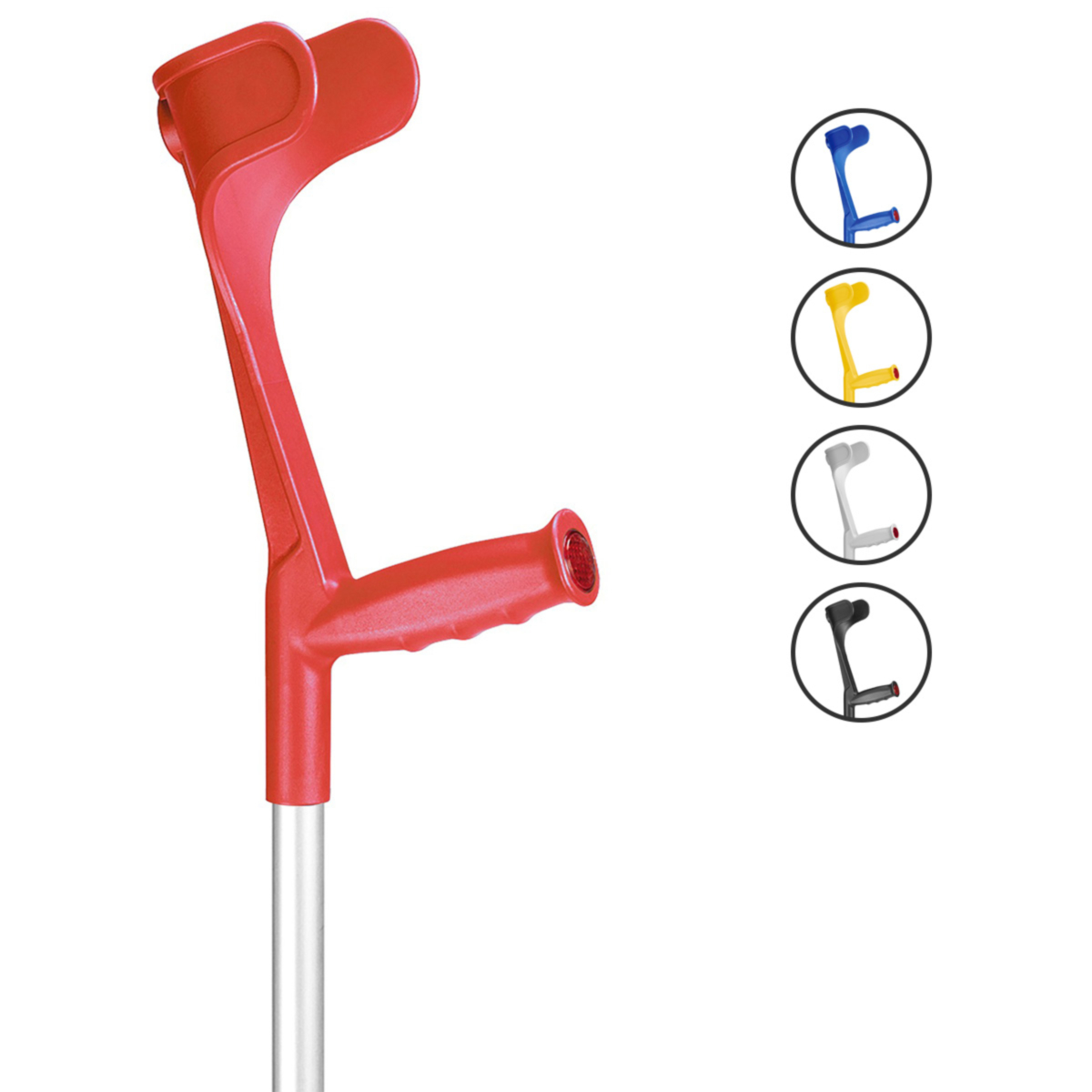 Unterarmgehstützen klassisch (ergonomischer Hartgriff)