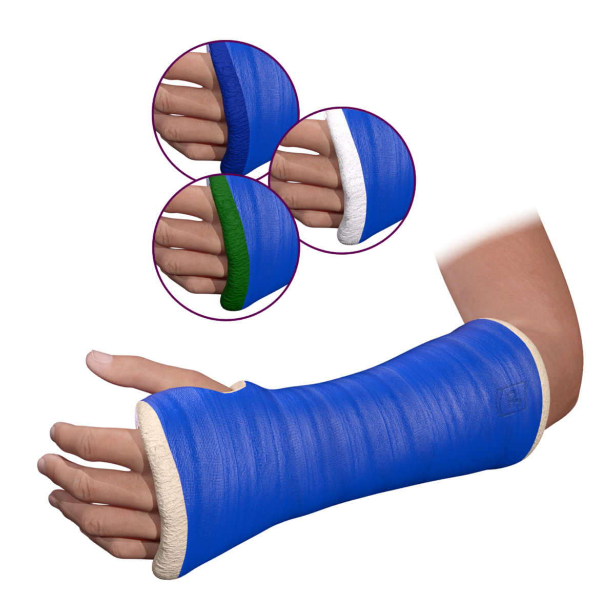 ALTOCAST Set Unterarm Frottee