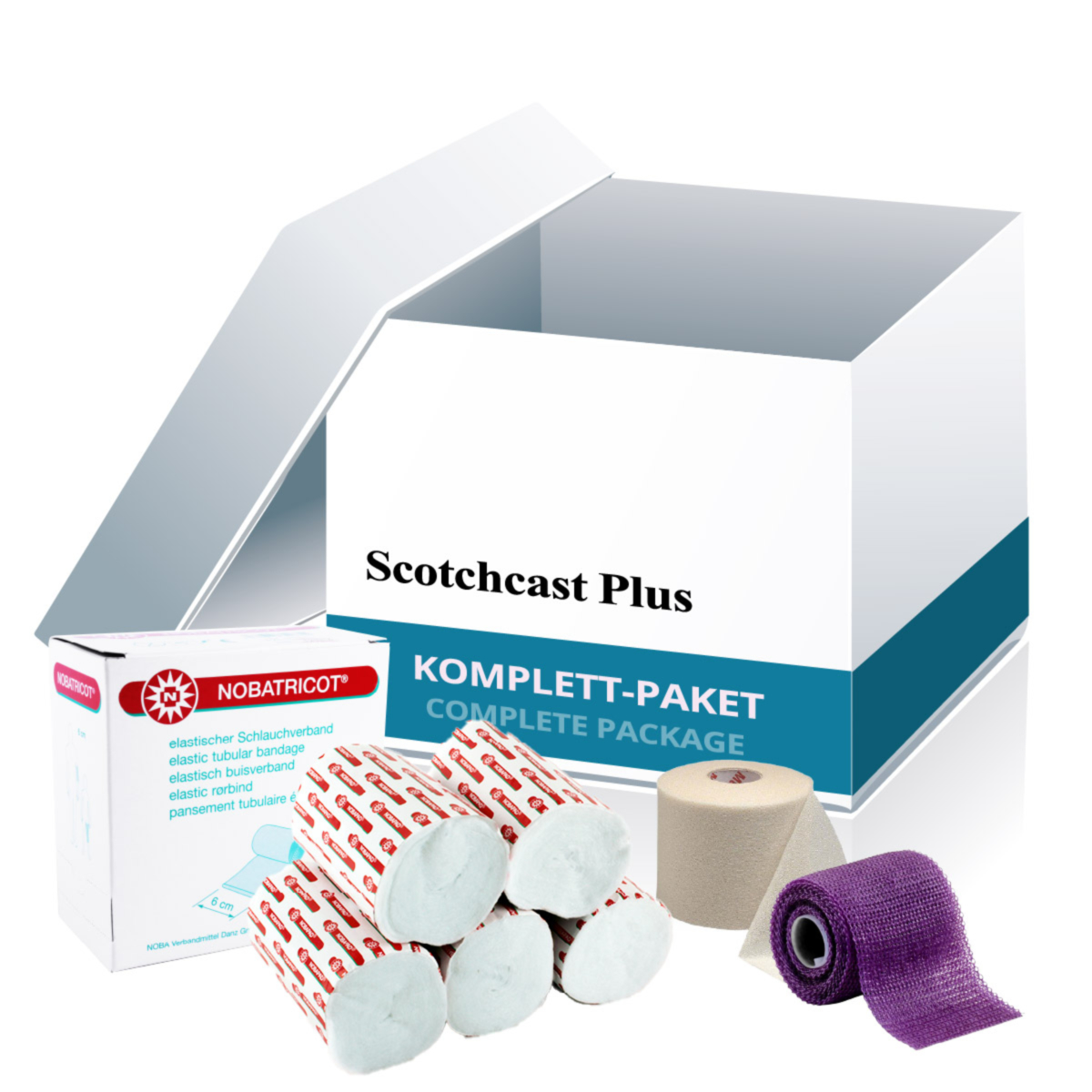 Komplettpaket SP1 (Scotchcast Plus, NOBATRICOT, NOBAPAD)